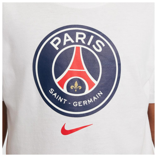 Nike Παιδική κοντομάνικη μπλούζα Paris Saint-Germain Crest Tee Nike Παιδική κοντομάνικη μπλούζα Paris Saint-Germain Crest Tee